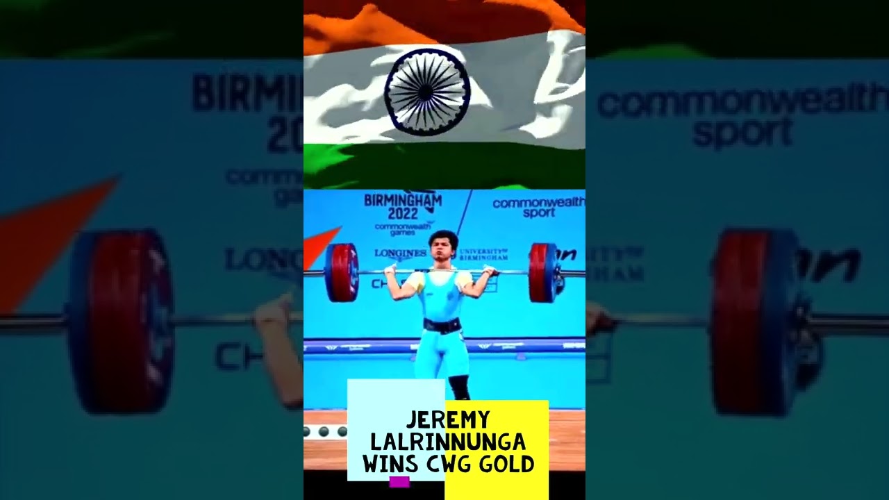 Jeremy Lalrinnunga's gold winning moments at CWG 22 with an motivational message