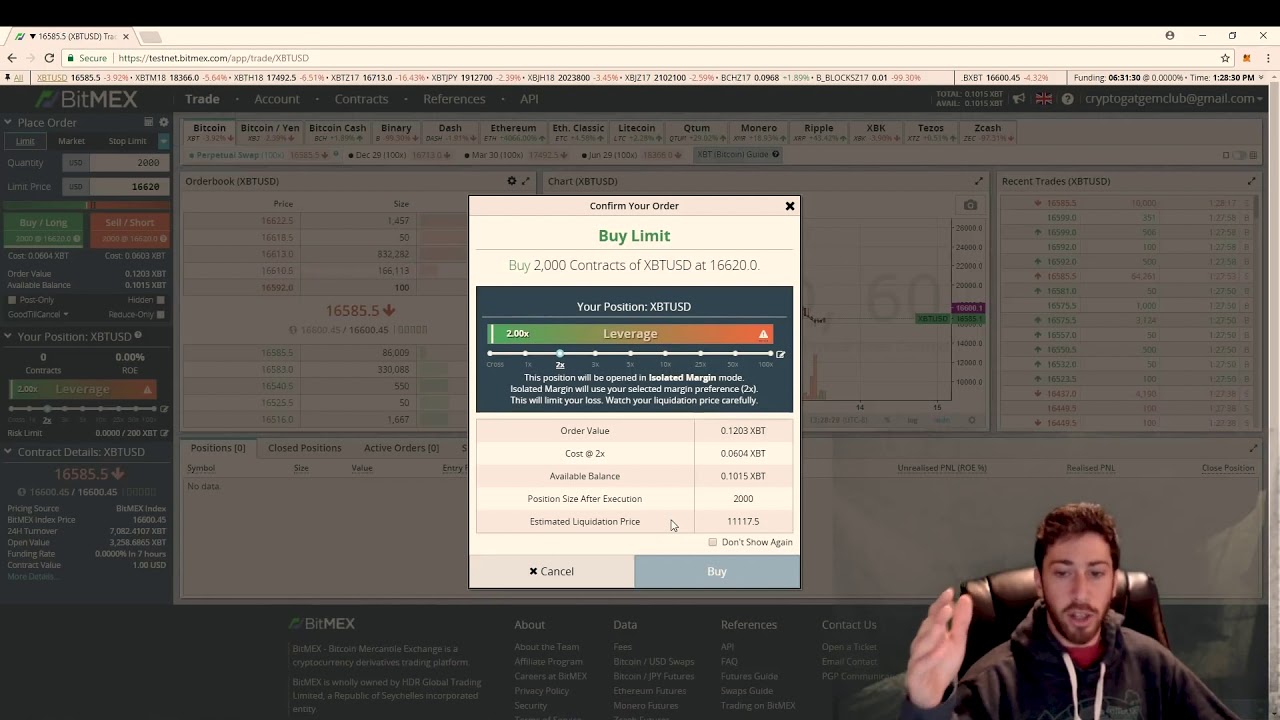 Bitmex Leverage Trading Margin Tutorial Introduction for Beginners Long Short 2019 New Video Sign Up