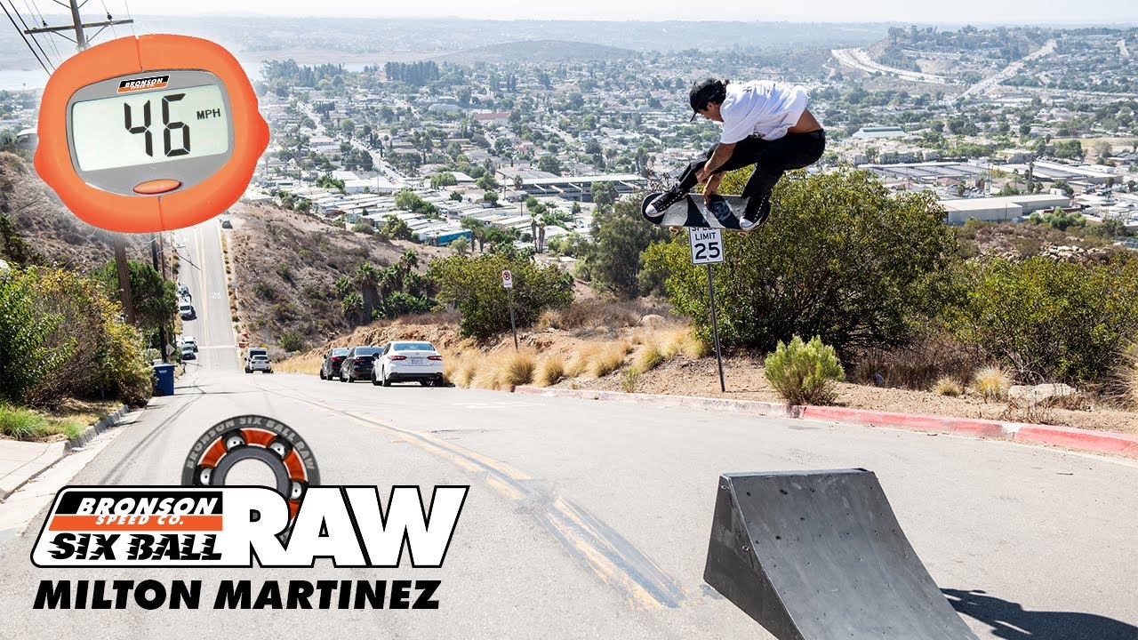 46 MPH!? Milton Martinez Tests the New Six Ball RAW Bearings!