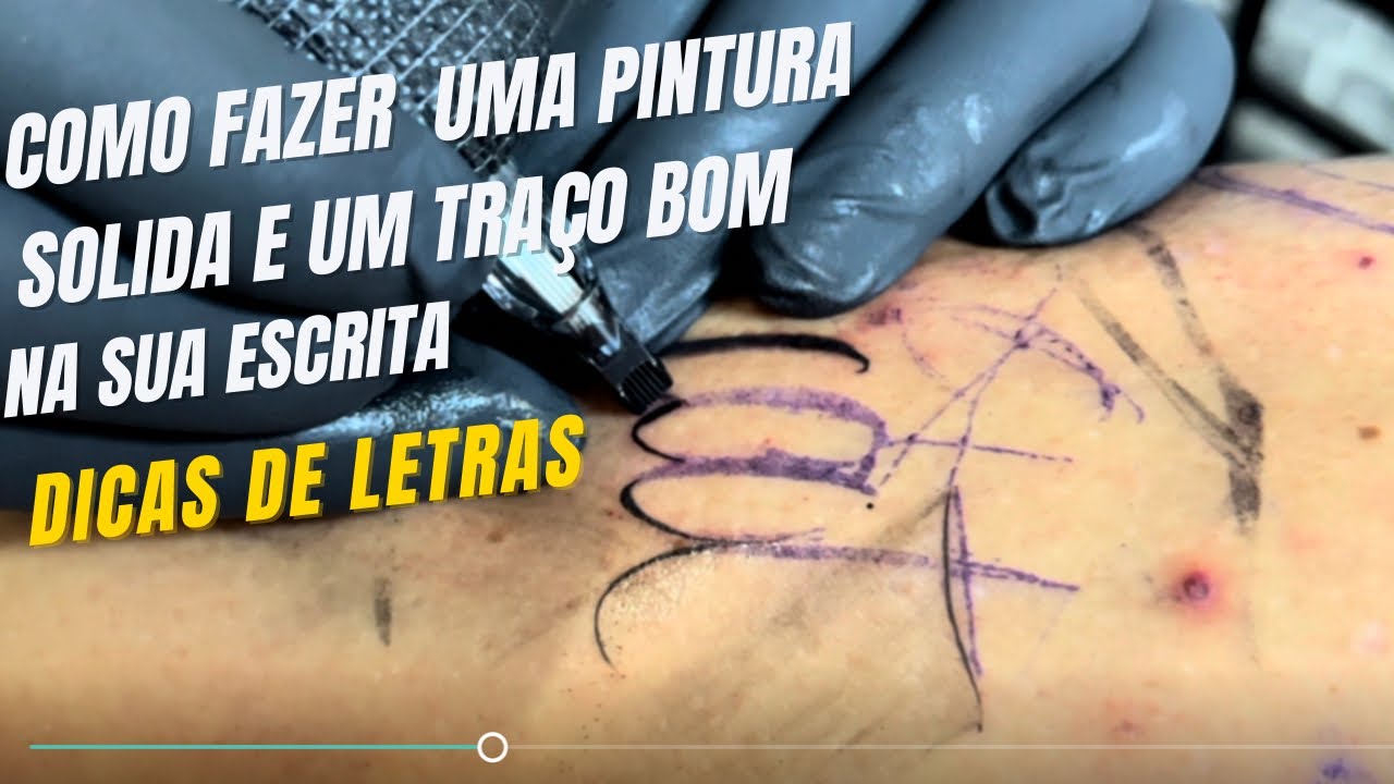 COMO FAZER UM PRETO SÓLIDO E UM TRAÇO BOM NA SUA ESCRITA - DICAS DE LETRAS