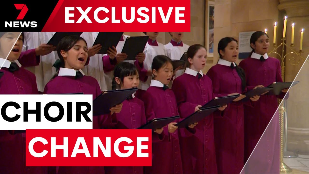 St Mary&rsquo;s Cathedral allows girls to join 206-year-old choir for first time | 7NEWS