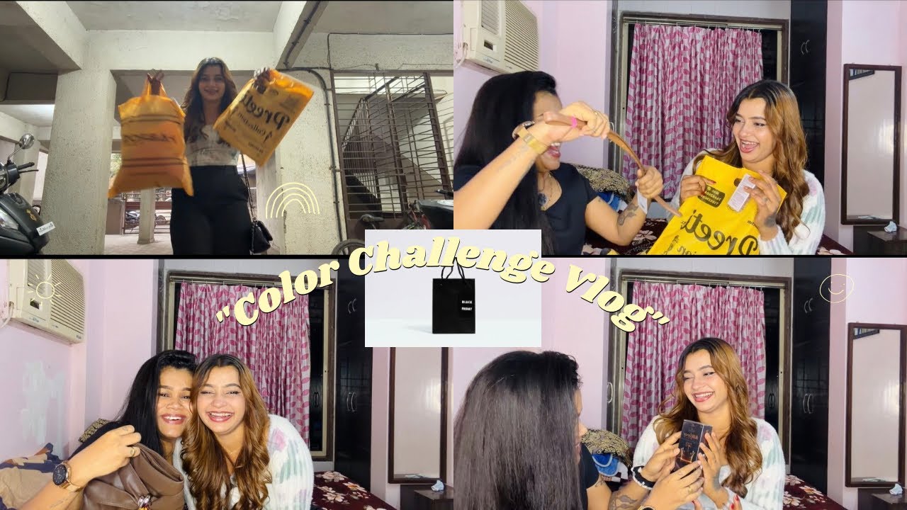Colour challenge 😂🤷‍♀️#colourchallenge #vlog #youtubevideo 