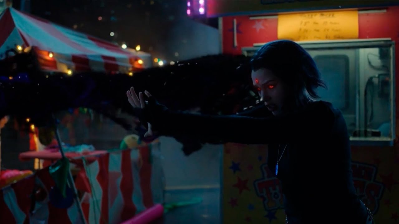 Raven Powers and Fight Scenes - Titans Season 1 and 2