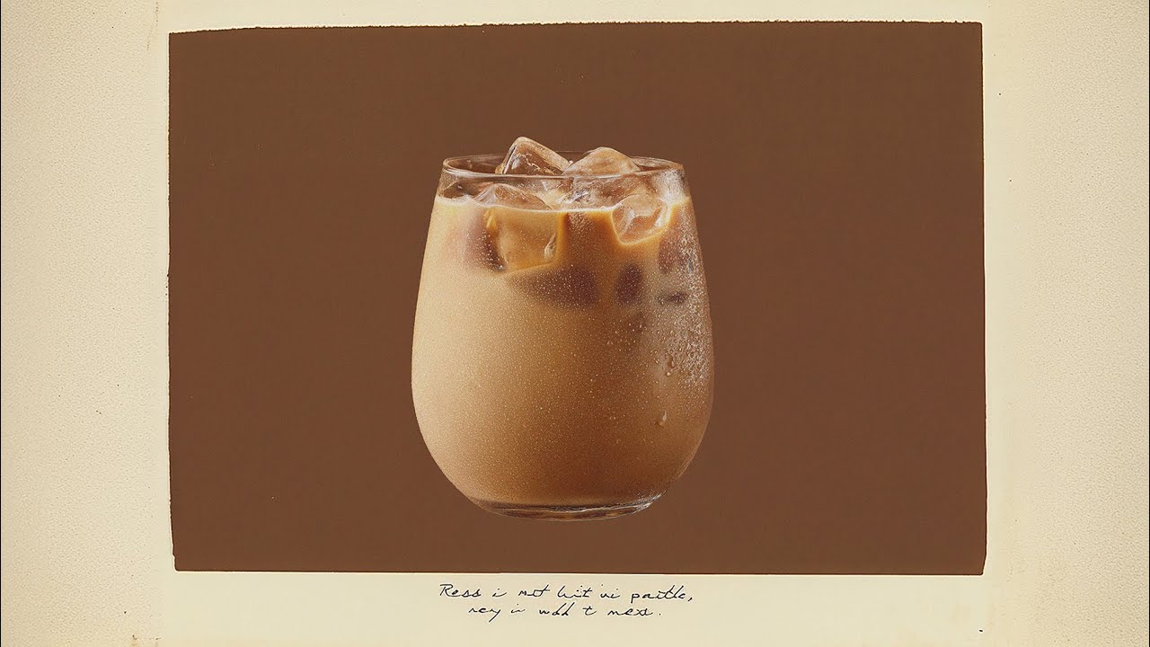 Iced Café au Lait.