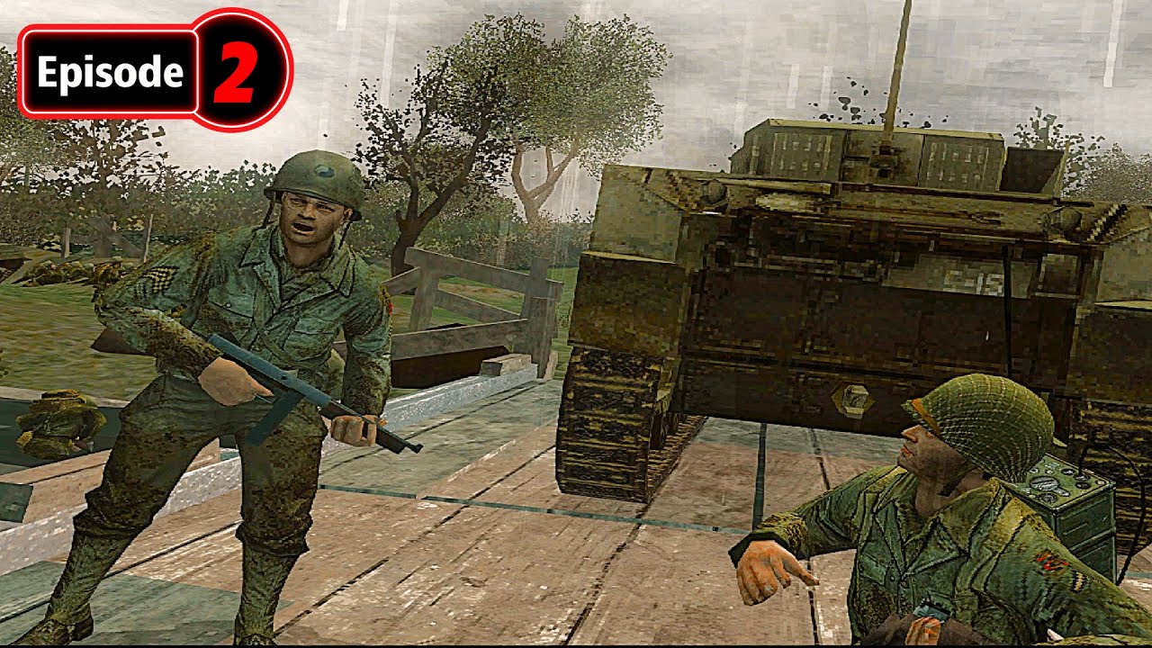 Call of Duty 3 PS2 | Mission 2 Full Gameplay: The Island | 4K No Commentary