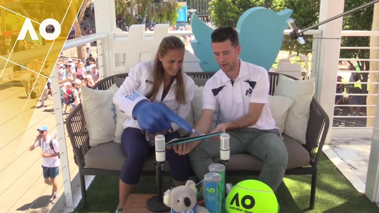 Monica Puig in the Twitter Blue Room | Australian Open 2017