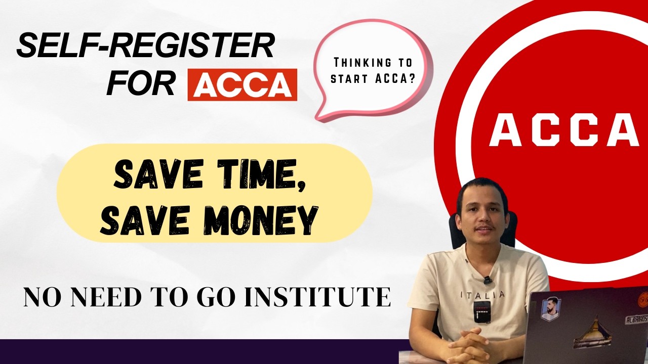 How to Self-Register for ACCA in Nepal | Step-by-Step Guide