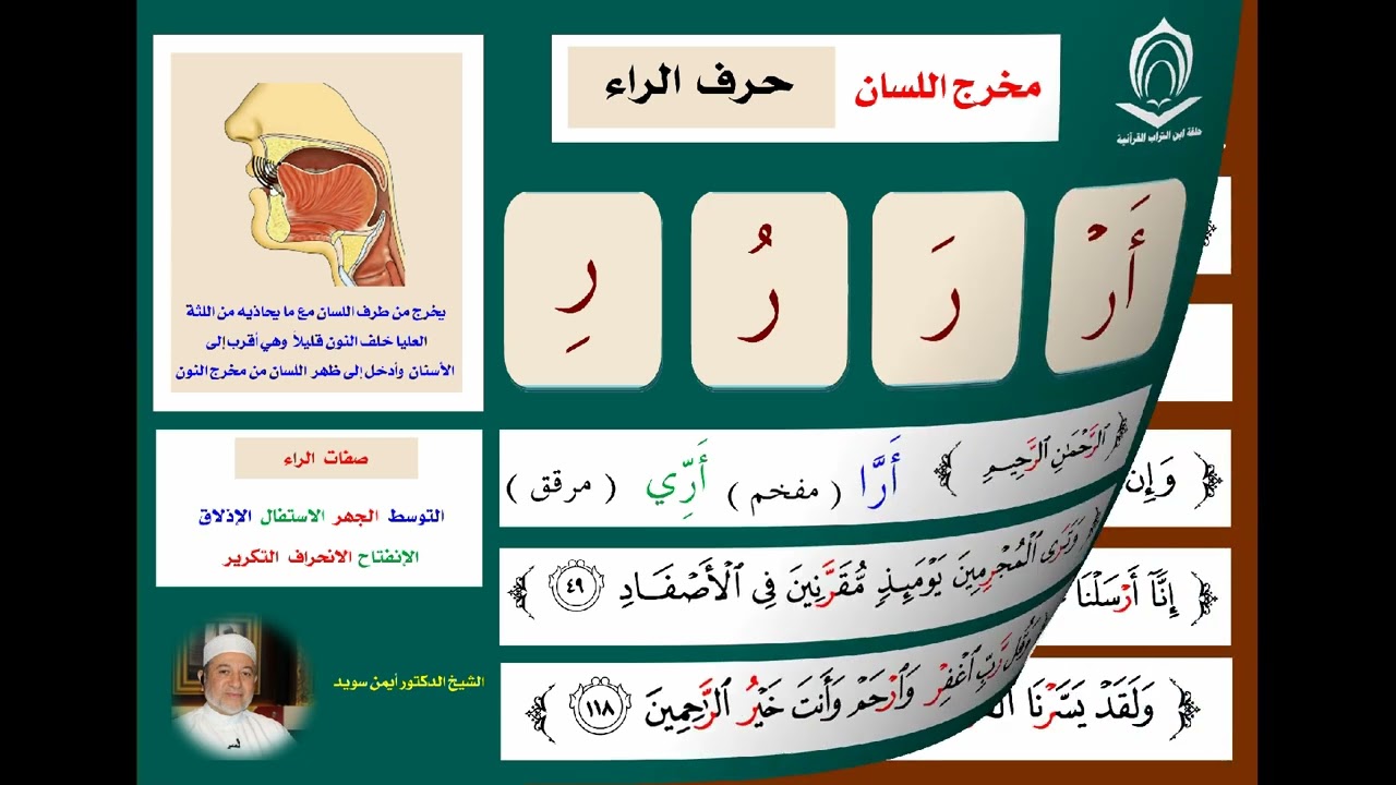 تدريب على حرف الراء