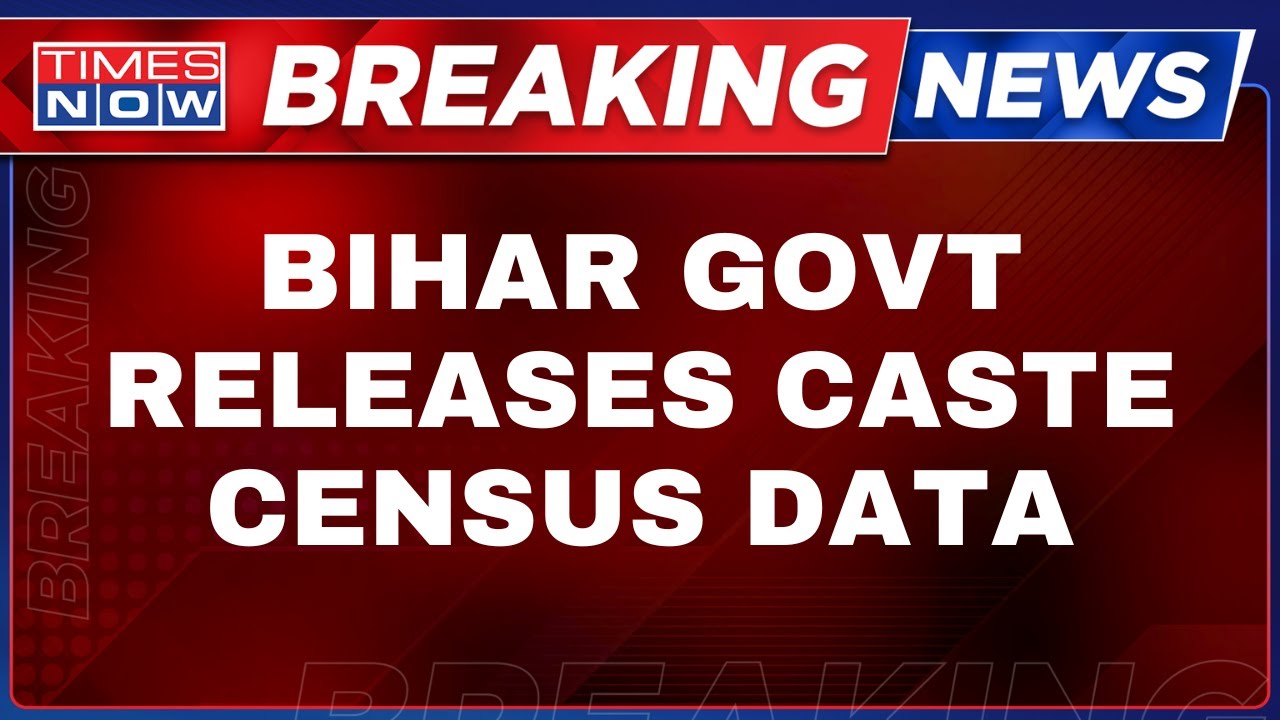Live News | CM Nitish Kumar Congratulates Team After Bihar Govt Releases Caste Survey