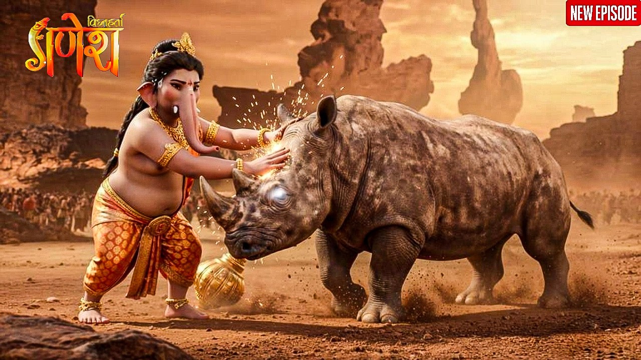 गणेश जी ने गैंडेसुर को दिखाया अपना असली बल || VIGHNAHARTA GANESH  || Latest Episode ||