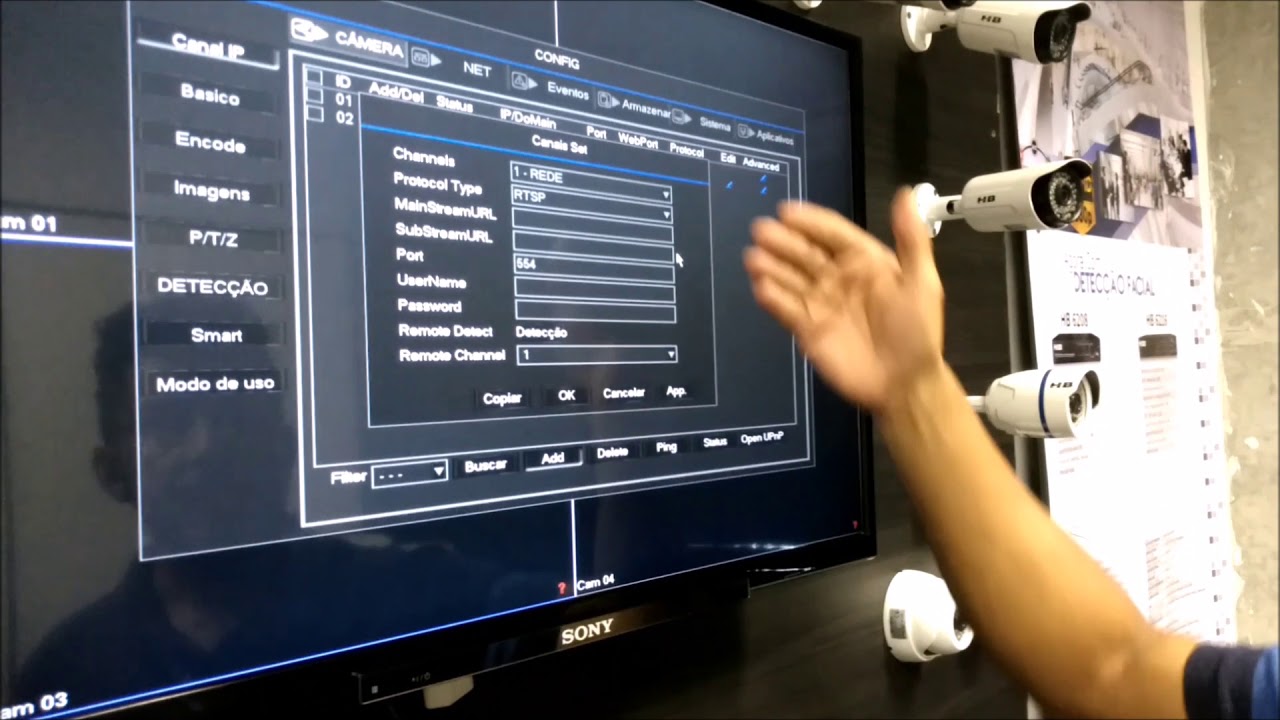 DVR HB tech - Configurando Espelhamento