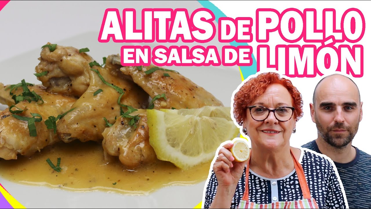ALITAS DE POLLO EN SALSA DE LIMÓN | Receta rápida para verano