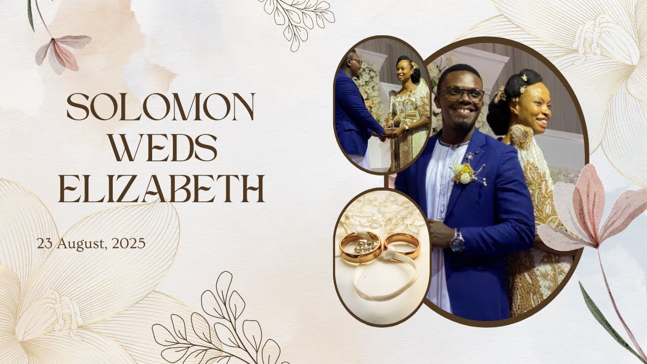 23. 08. 2025 || Solomon And Elizabeth Wedding Service