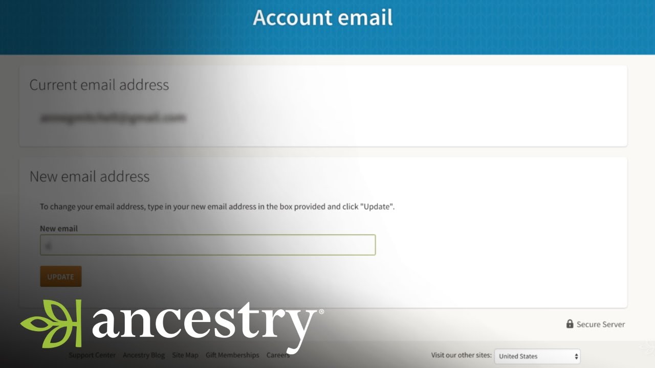 How To Update Your Email Address | Ancestry Academy | Ancestry