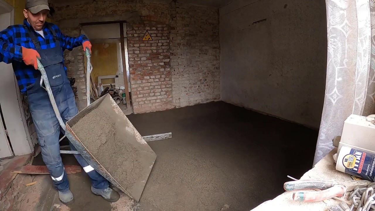 Remont Mieszkania #5. Poziomowanie podłogi. Wylewanie chudziaka. Vlog🤗