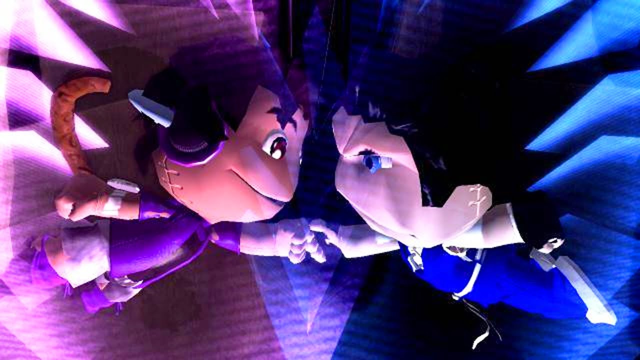 LittleBigPlanet 3 — Laser vs Static, часть 1 — пародия на Dragon Ball Z, эпическая анимация боя |...