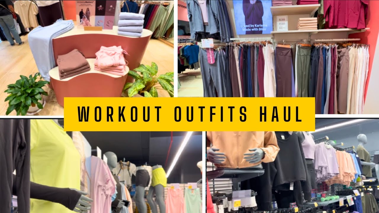 Workout Wear Haul || Trying out workout outfits || Gym outfits shopping