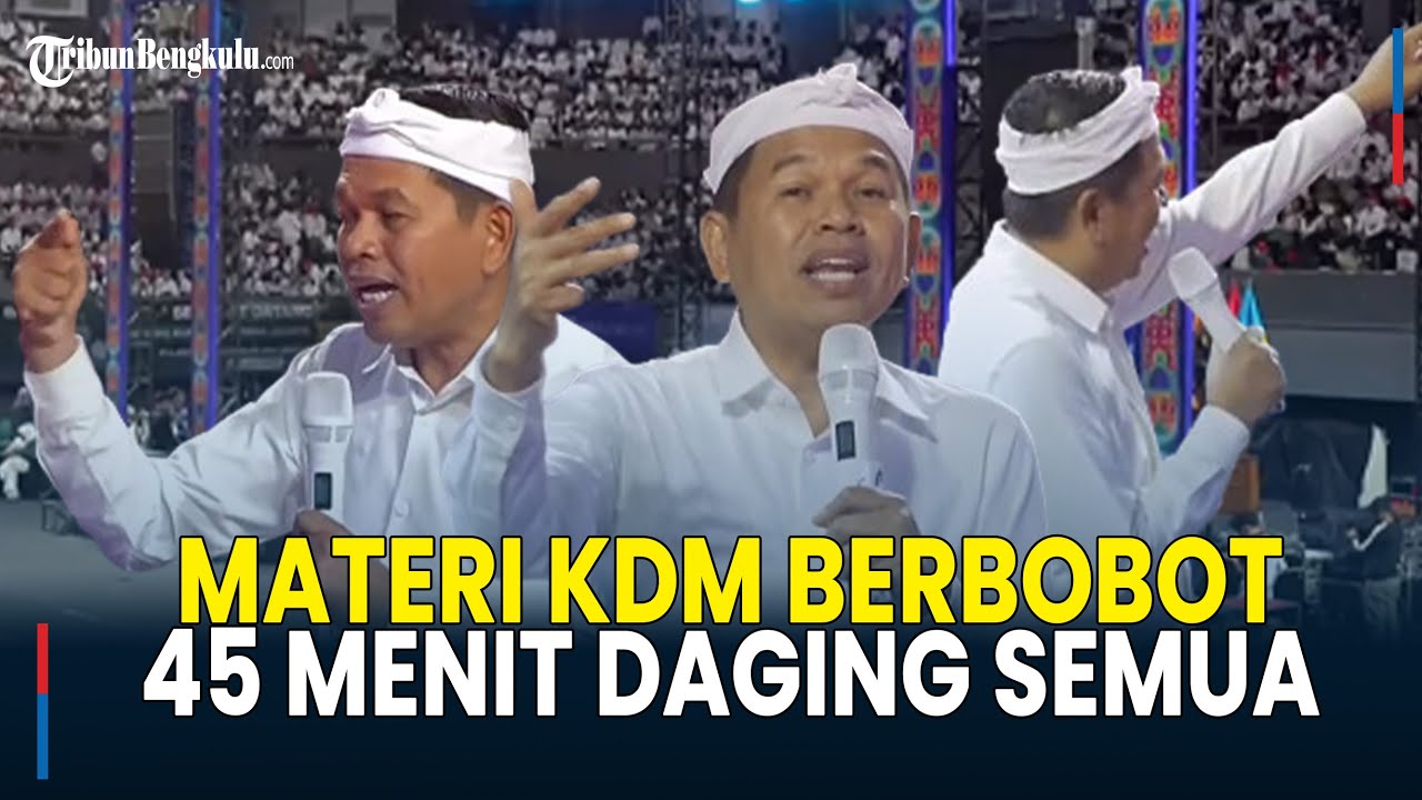 [Full] 45 Menit Materi Kang Dedi Mulyadi Berbobot, 4.800 Maba UPN Veteran Jakarta Kuliah Bareng KDM