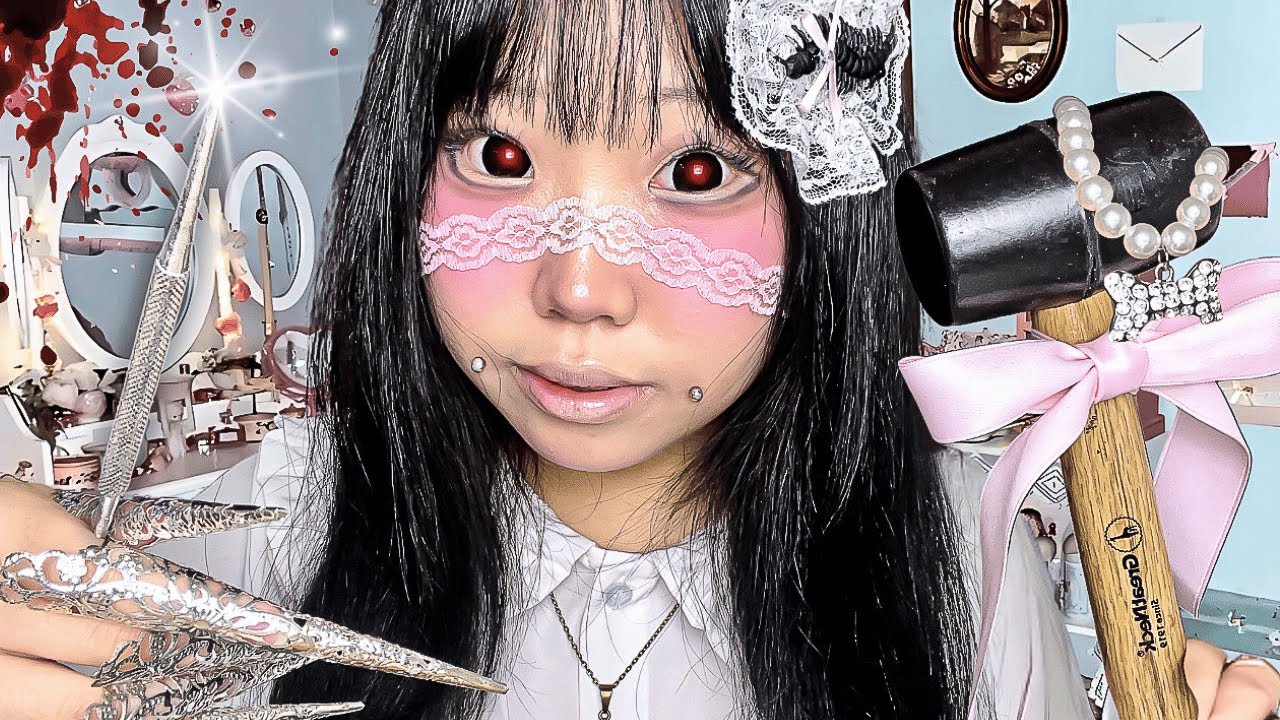 Sweet Sociopath Adopts YOU🐑 and does LOBOTOMY🪓 Experiments🧪 Piercings🧷 ASMR Ep 3
