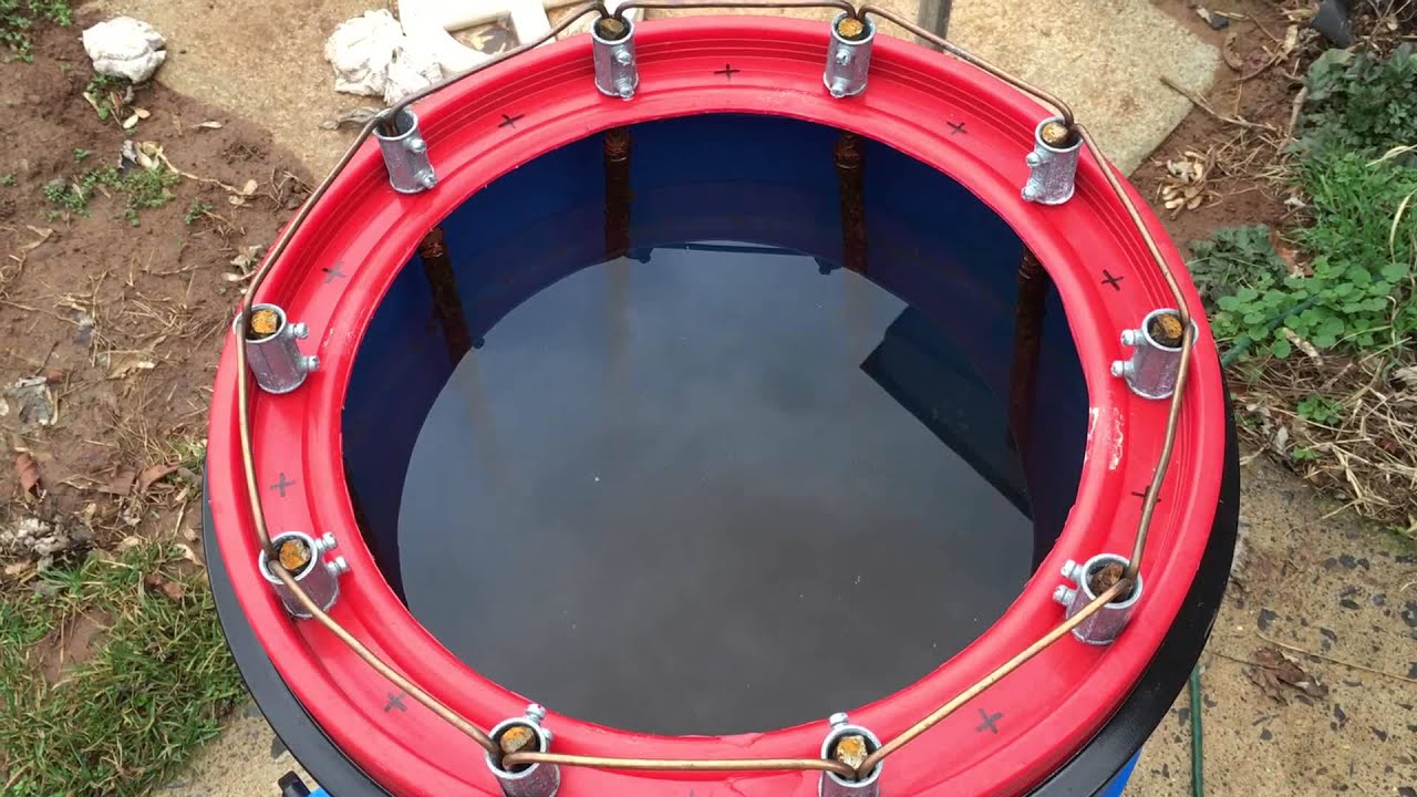 My Electrolysis De-rusting System