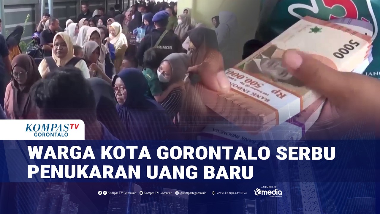 Warga Kota Gorontalo Serbu Penukaran Uang Baru