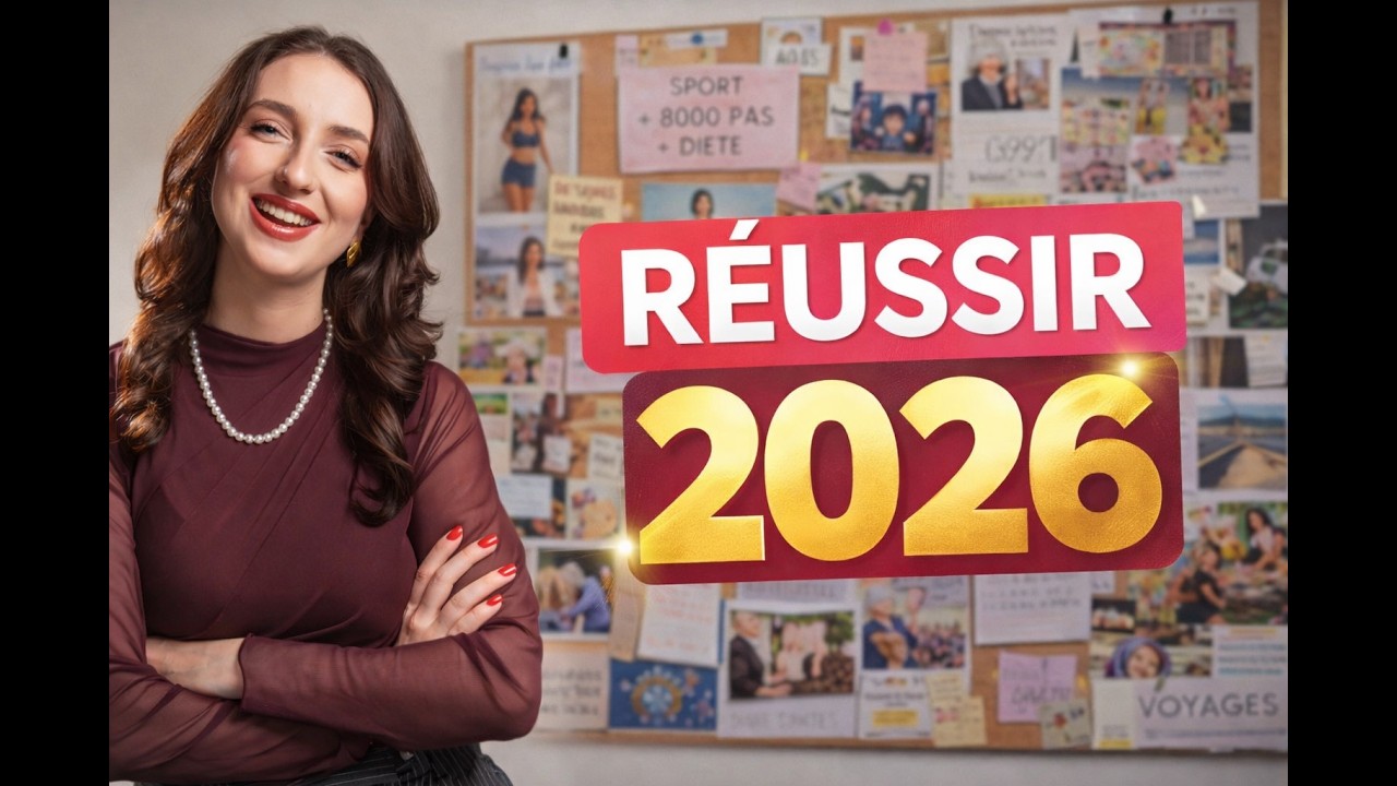 Réussir ton année 2026 : la méthode ! [vision board, objectifs...]