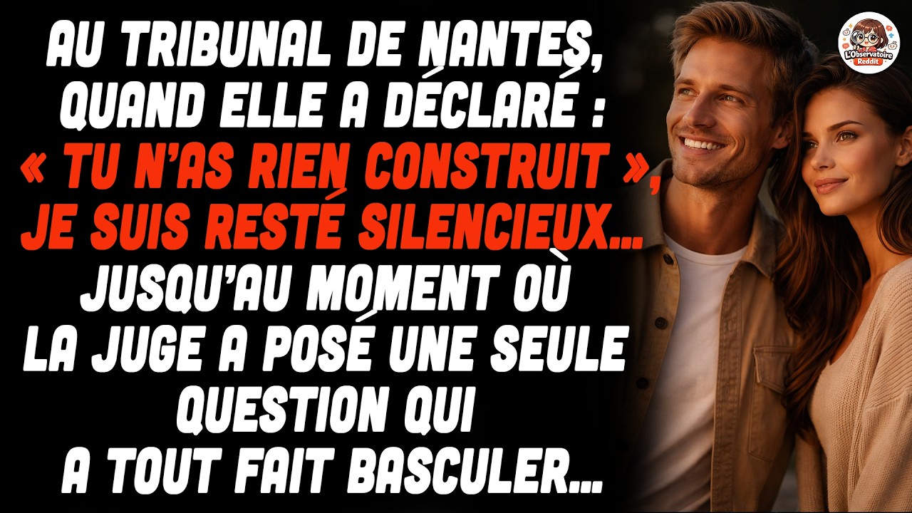 Au Tribunal Du Divorce, J’ai Entendu Ses Mots… Puis Le Juge A Posé Une Question Qui A Tout Changé.