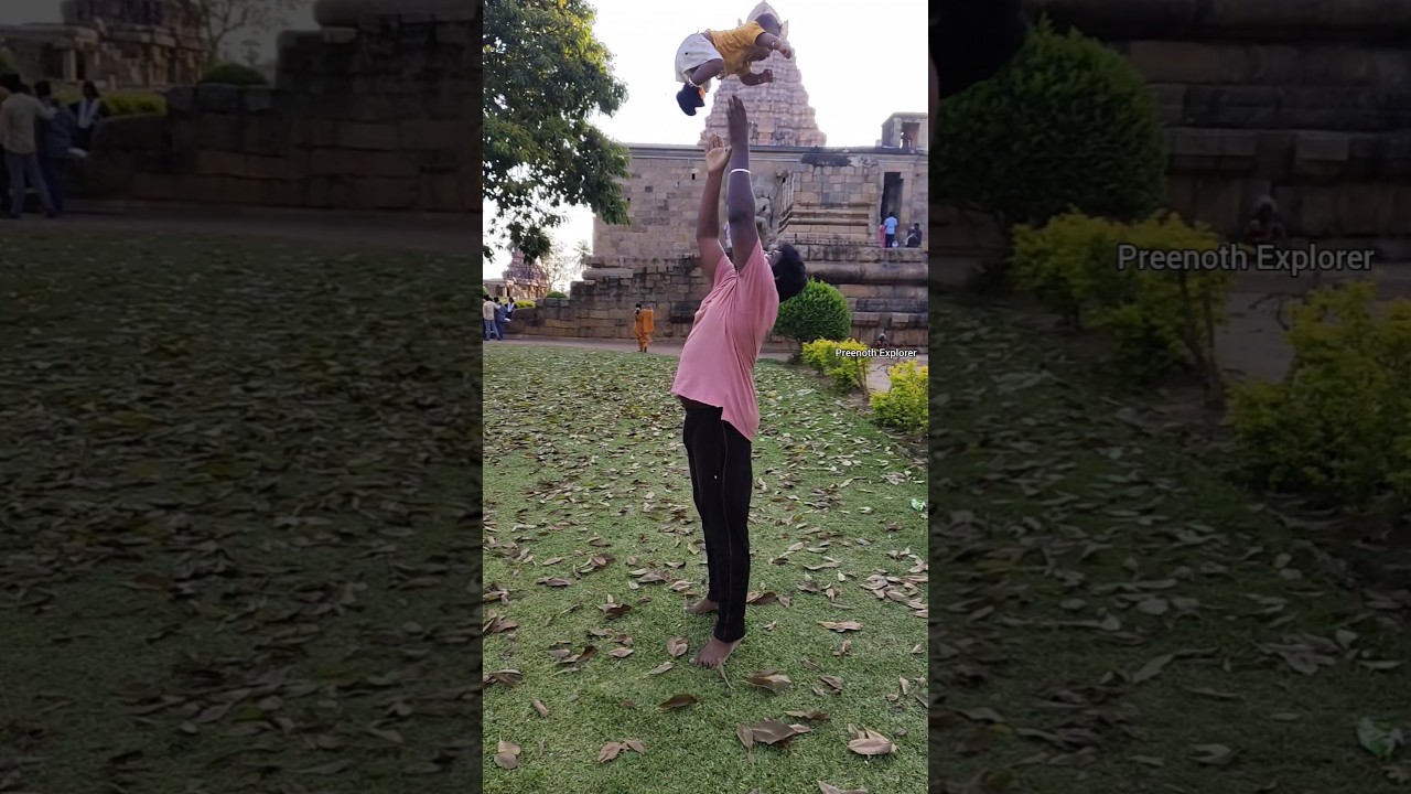 dad with son Love 💖 #dadsonlove #preenothexplorer #gangaikondacholapuram #appamagan