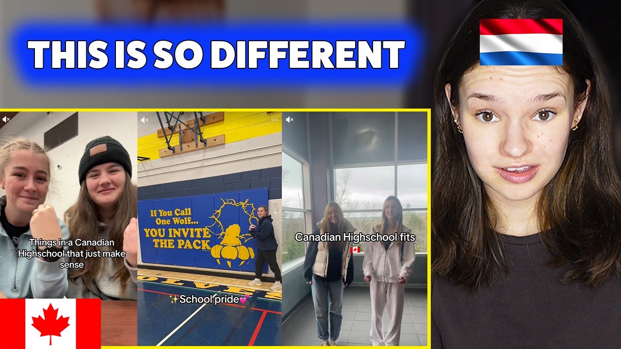 European Reacts to Canadian High Schools 🇨🇦