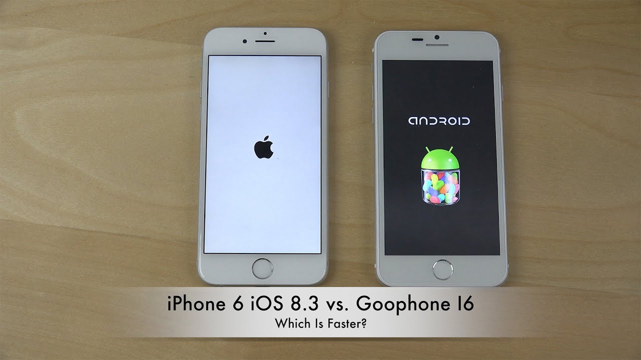 iPhone 6 iOS 8.3 vs. Goophone I6 - Which Is Faster? (4K)