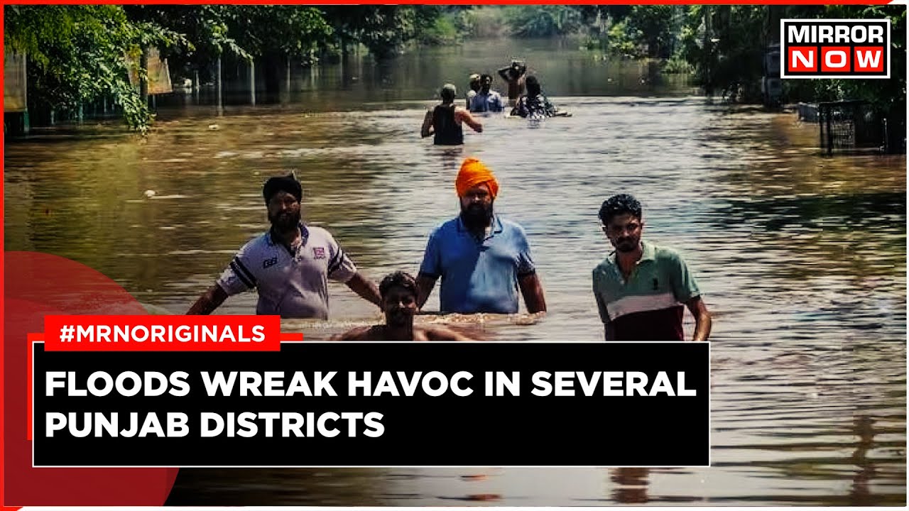Punjab Flood: Floods Hit Parts of Hoshiarpur, Gurdaspur | Rescue Ops on, Thousands Displaced