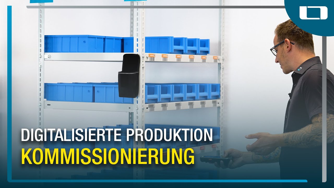 Digitalisierte Kommissionierung f&uuml;r die Produktion | Rundgang in der digital factory