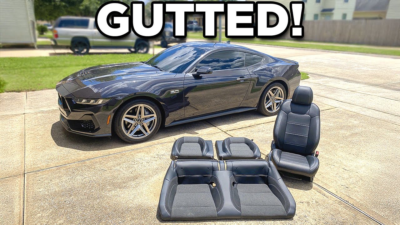 Completely GUTTING My S650 Mustang GT!! *INSANE WEIGHT REDUCTION*