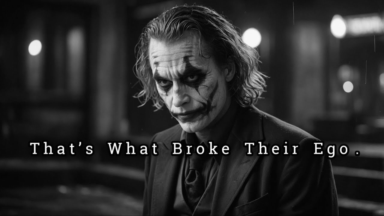 You Didn’t Need Them, and That’s What Broke Their Ego