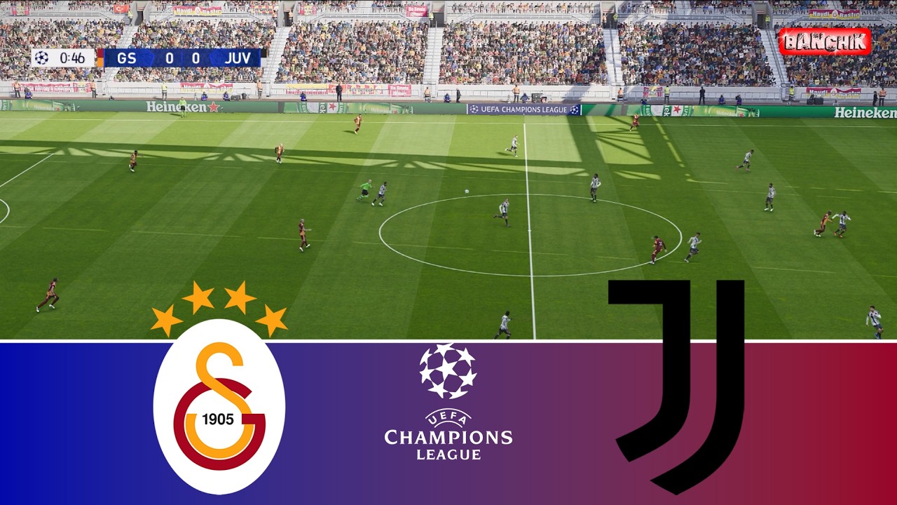 Galatasaray vs Juventus - UEFA Champions League 2026 | Full Match All Goals | Pes 21 Gameplay