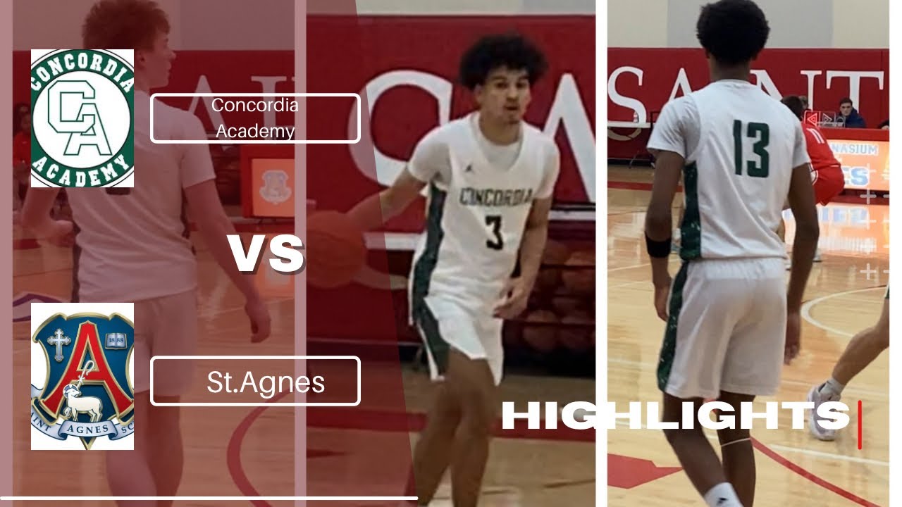 Concordia Academy goes at St.Agnes In A Blowout Game!! Full Highlights!!￼￼