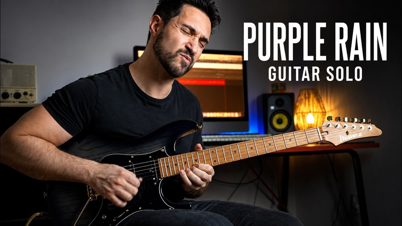 Prince | Purple Rain | Guitar Solo Improvisation&nbsp;Ibanez AZ2204AG