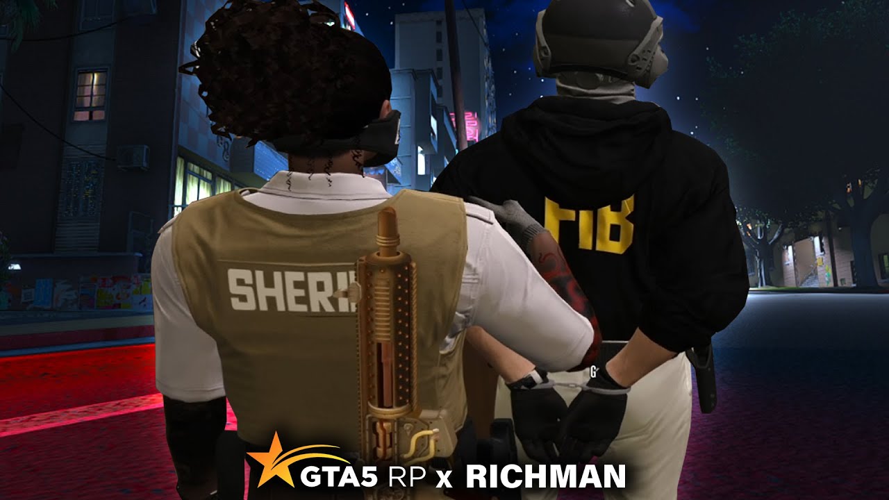 АГЕНТ ФИБ УКРАЛ У МЕНЯ ЗАДЕРЖАННОГО НО ВСТРЕТИЛСЯ С ПРОКУРОРОМ в GTA5 RP на сервере RICHMAN