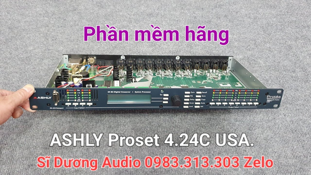ASHLY PROTEA 4.24C USA bãi xịn chính hãng đẹp xuất sắc, Sĩ Dương Audio 0983.313.303 