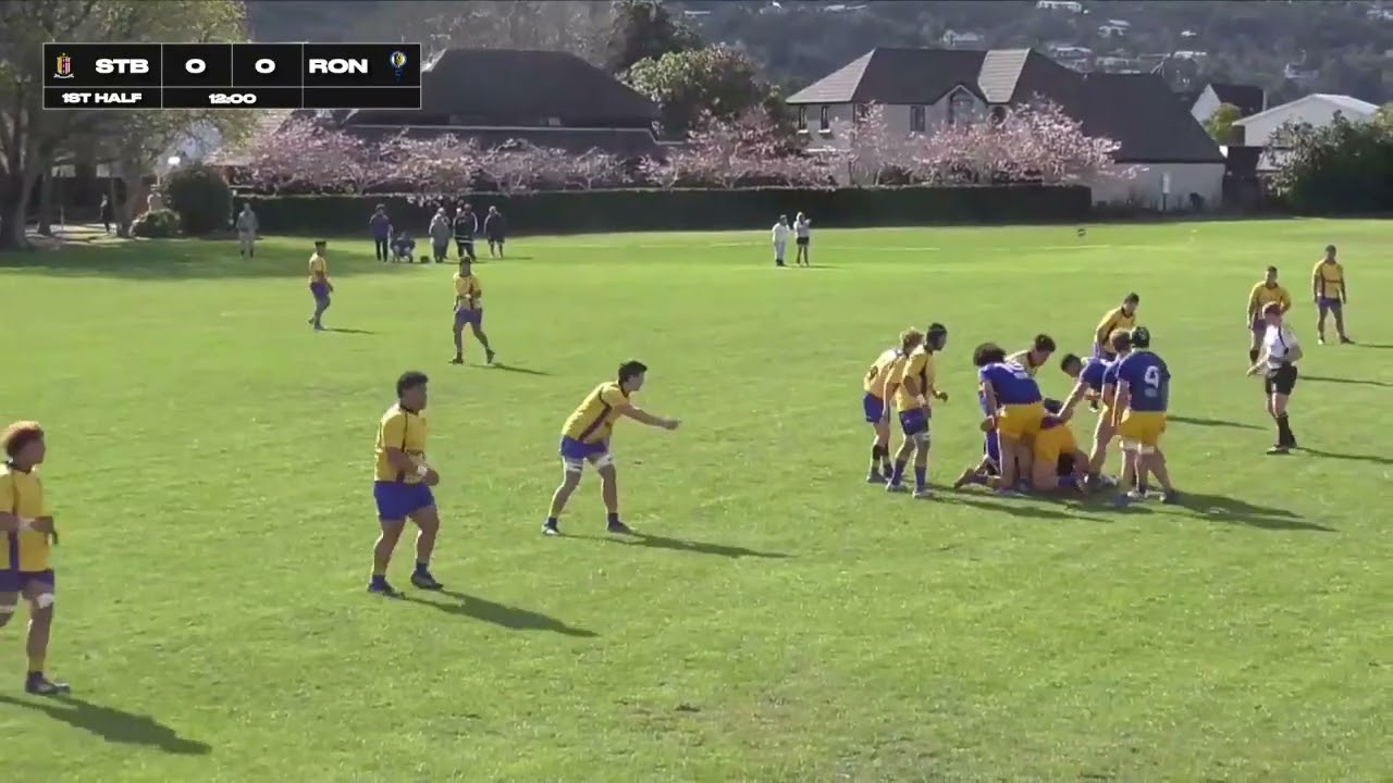 2020 St Bernards College vs Rongotai College