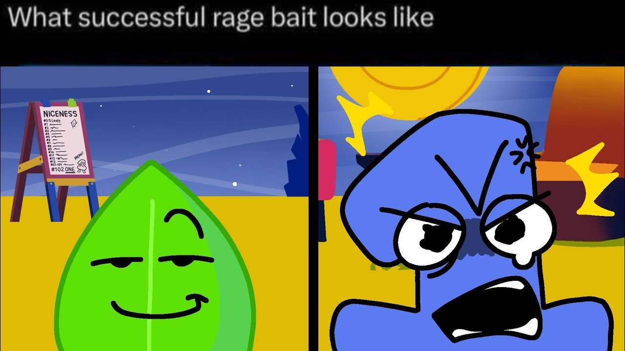 Leafy RAGEBAITS one but reanimated in Flipaclip | TPOT 20 Animation