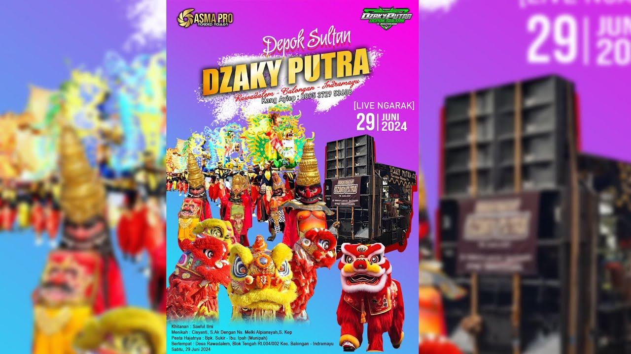 [LIVE NGARAK] NEW DZAKY PUTRA | RAWADALEM TENGAH BALONGAN INDRAMAYU | 29 JUNI 2024