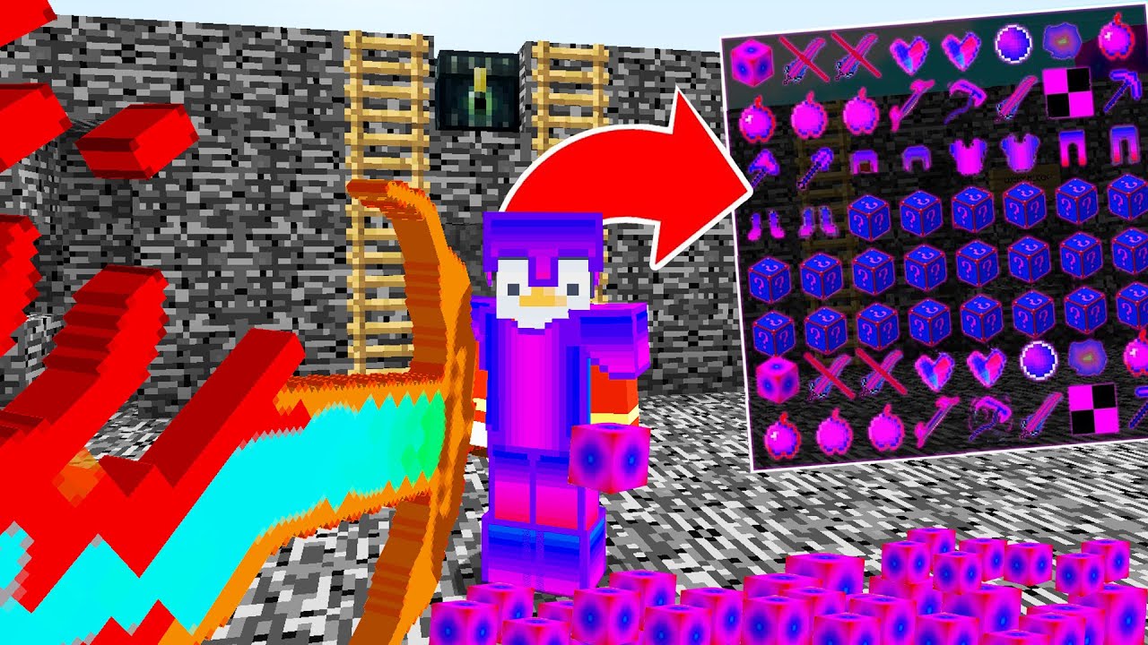 mit MOD MENU CHEATEN in LUCKY BLOCK BEDWARS