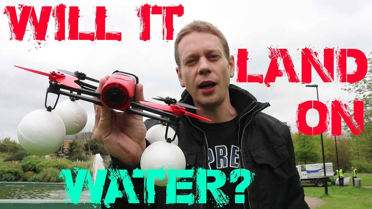 Parrot Bebop - Can I Land this Drone on Water? Epic Fail??