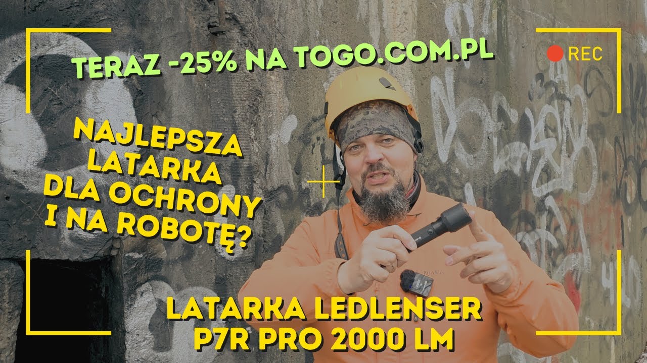 2000 lumen&oacute;w w Najczarniejszej dziurze Bytomia! Test Ledlenser P7R Pro w Miechowicach.