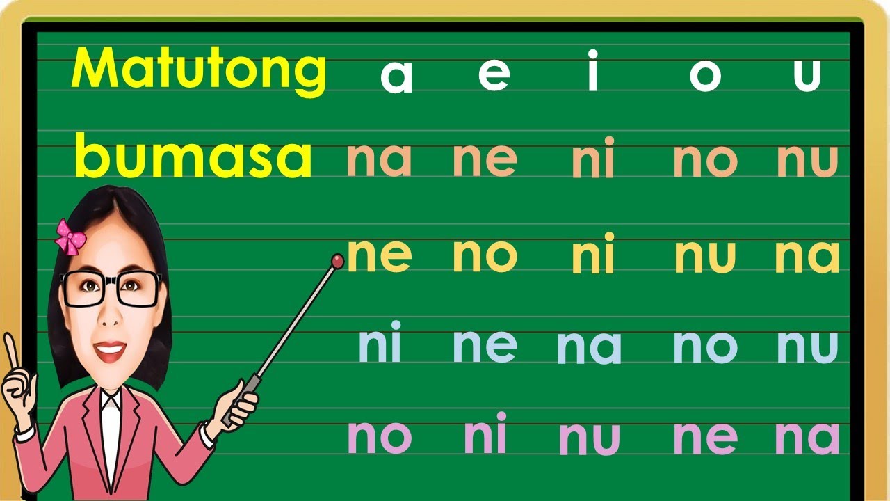 (NA NE NI NO NU) MAGSANAY AT MATUTONG BUMASA NG ABAKADA (PART 8)  FOR BEGINNERS