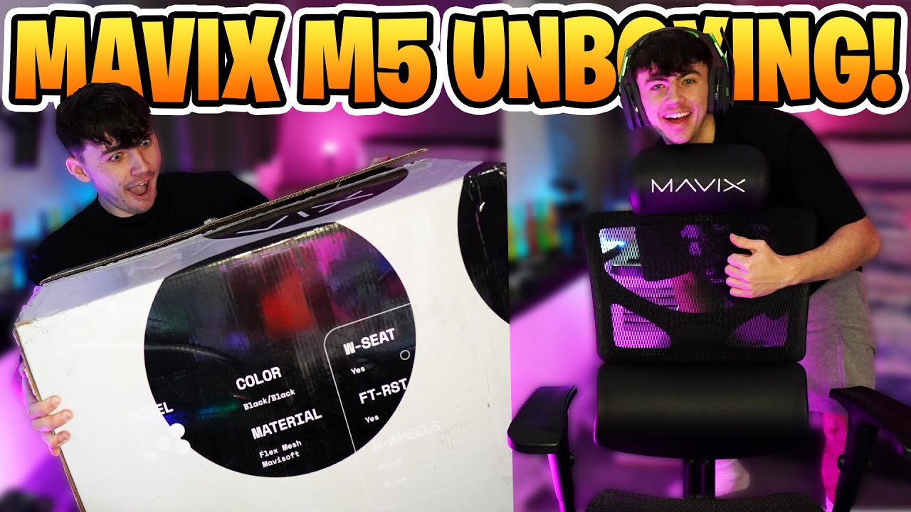 Mavix M5 Chair Unboxing Assembly and Review!🔥