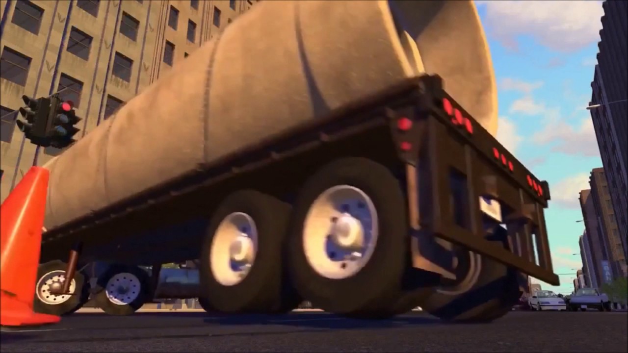 Toy story 2 the Toys cross the road