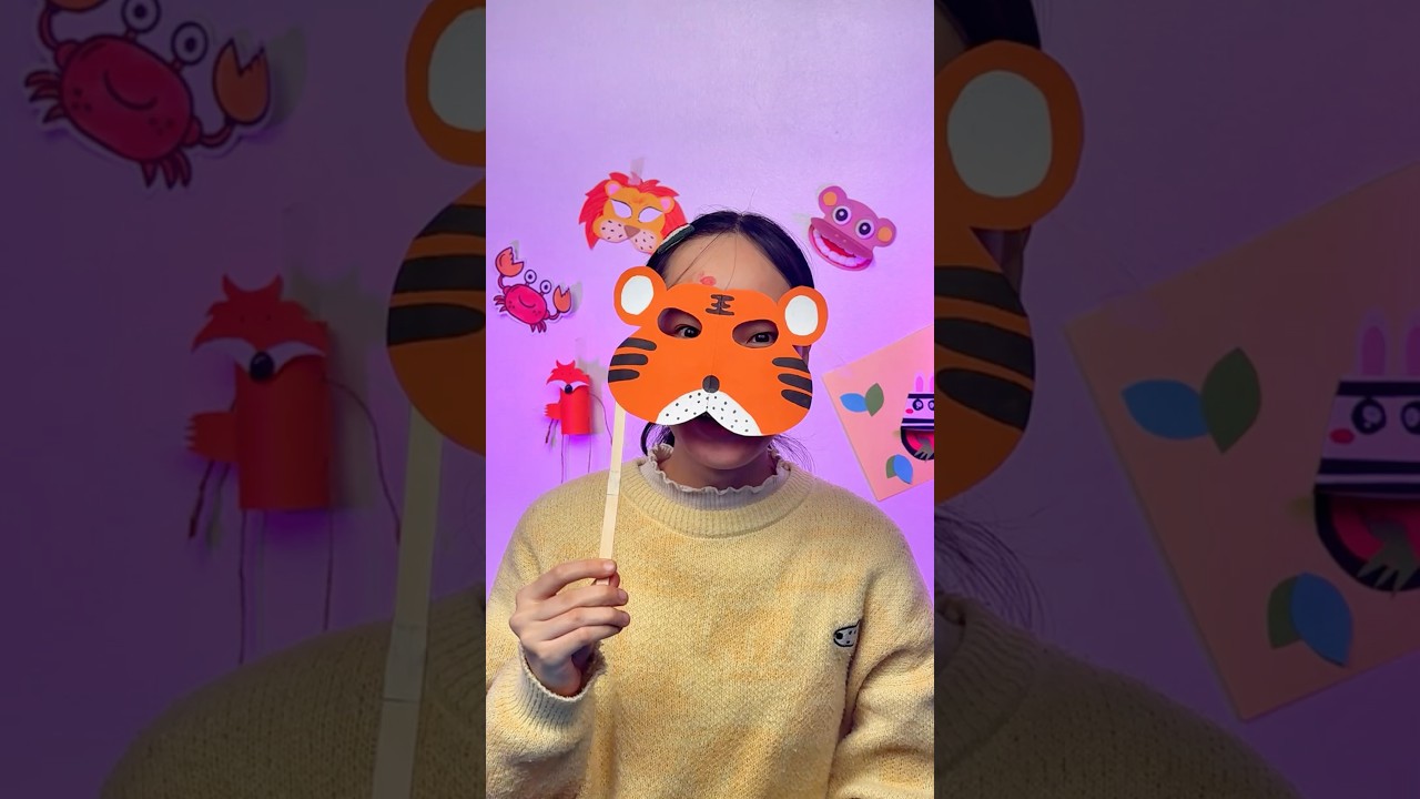 Tiger Mask Craft for Kids | Fun Learning Activity 