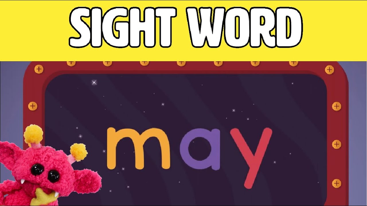 MAY - Let's Learn the Sight Word MAY with Hubble the Alien! | Nimalz Kidz! Songs and Fun!